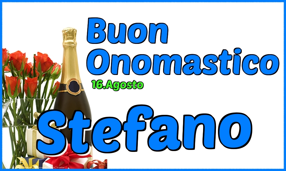 Cartoline Con Nome Stefano Di Onomastico Cartolineconnomi Com