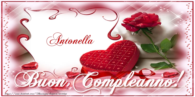 Antonella Buon Compleanno Cartoline Di Compleanno Con Nome Antonella Cartolineconnomi Com