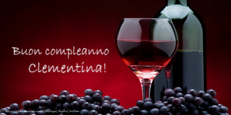 Buon compleanno Clementina!, Cartoline di compleanno con nome Clementina